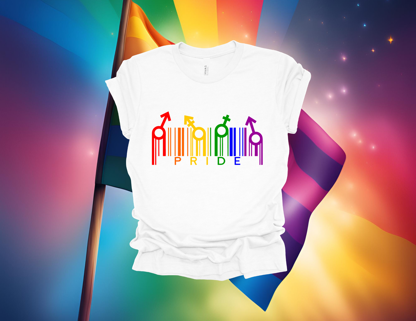 'Pride Barcode' Short Sleeve Shirt!