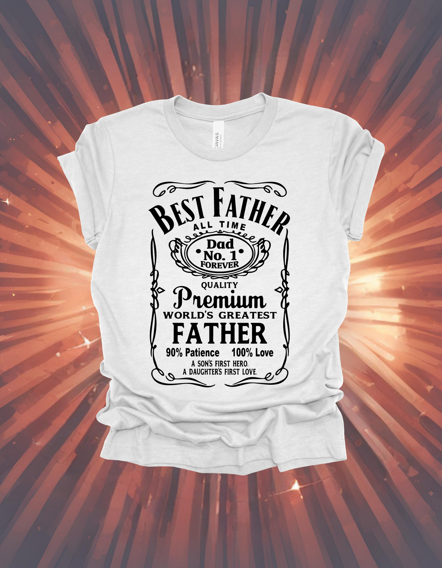 'Best Father' Short Sleeve Shirt