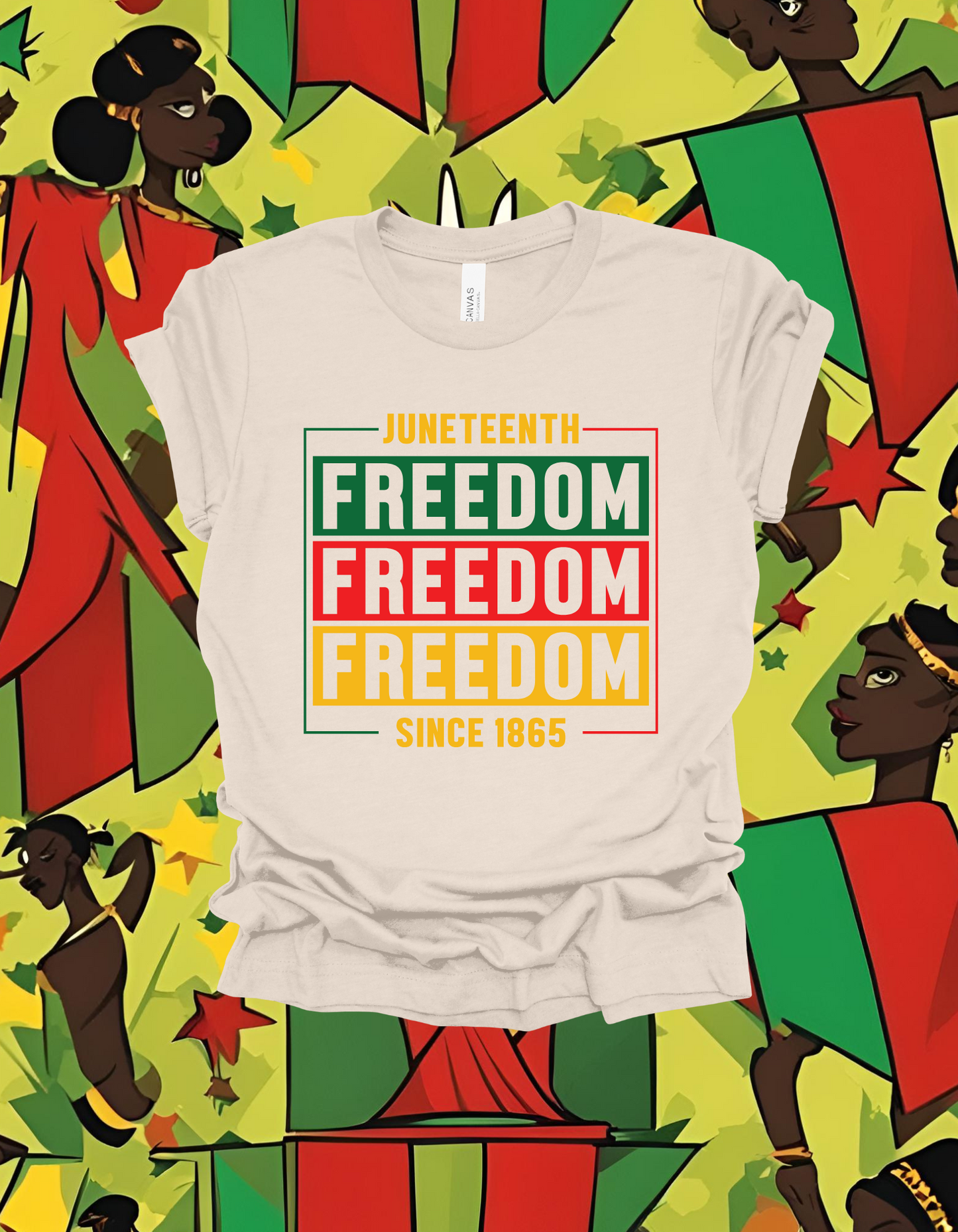 'Freedom Juneteenth' Short Sleeve Shirt