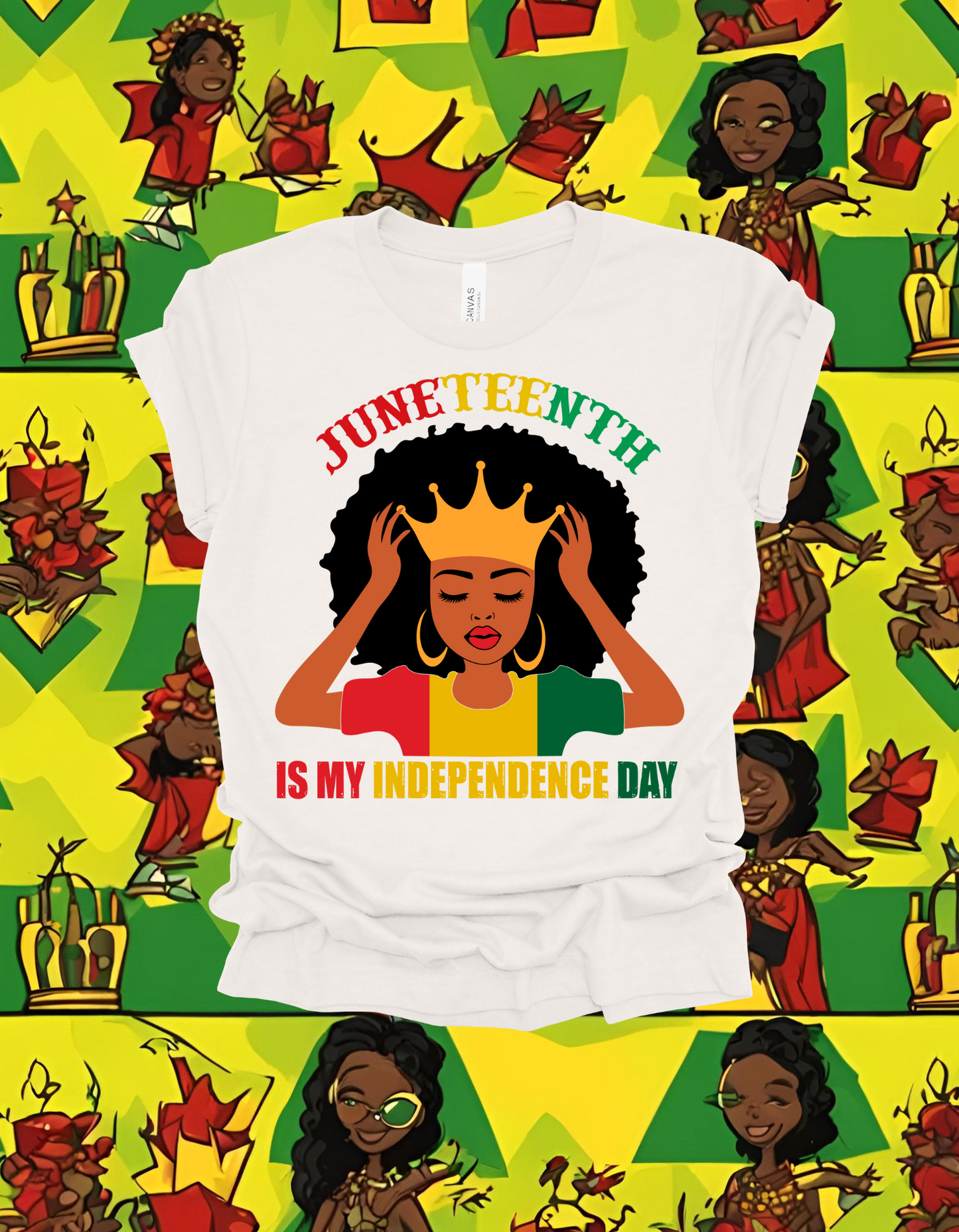 'Juneteenth Is My Independence Day' Short Sleeve Shirt