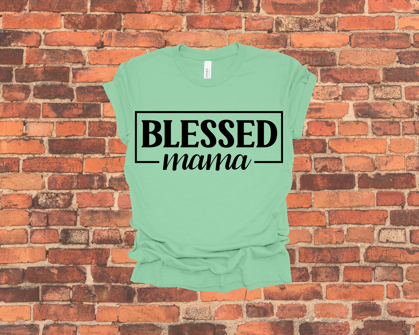 'Blessed Mama' Short Sleeve Shirt
