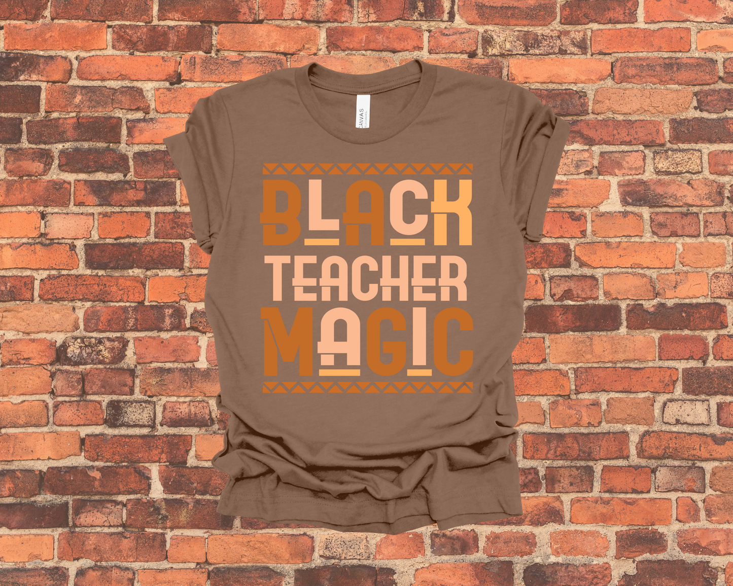 'Black Teacher Magic' Short Sleeve Shirts