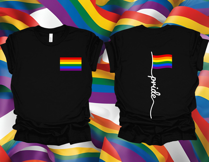 'PRIDE Flag' Short Sleeve Shirt!