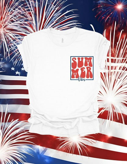 'SUMMER Vibes' Short Sleeve Shirt!
